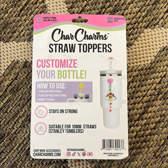 Straw toppers 4 pack - Picture 3 of 3